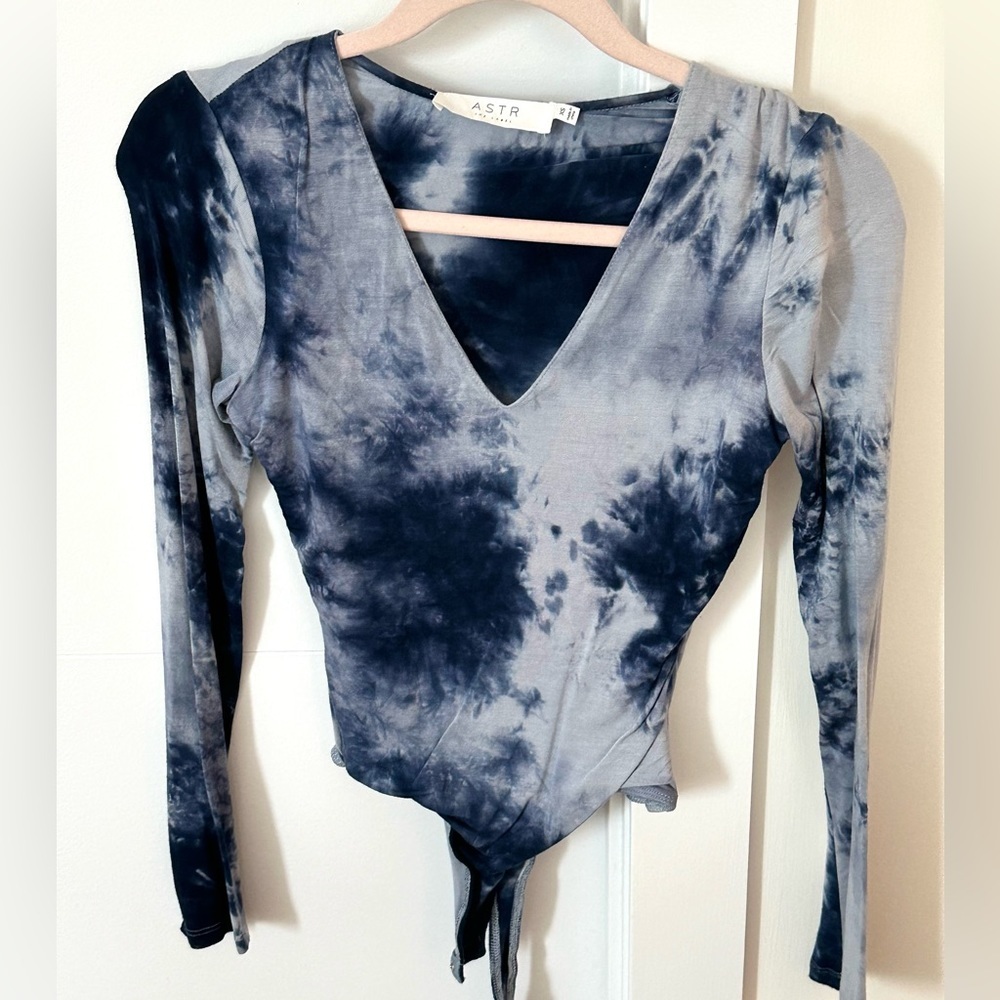 ASTR The Label tie dye bodysuit size XS